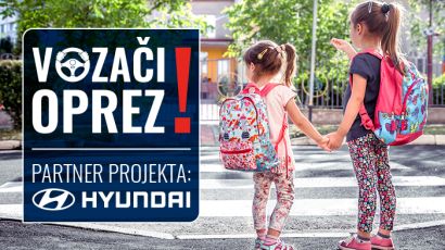 Započinjemo treću sezonu projekta ‘Vozači oprez’ uz zvuk  školskog zvona  i Hyundai Auto BH