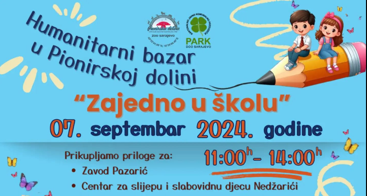 Humanitarni bazar “Zajedno u školu” u Pionirskoj dolini