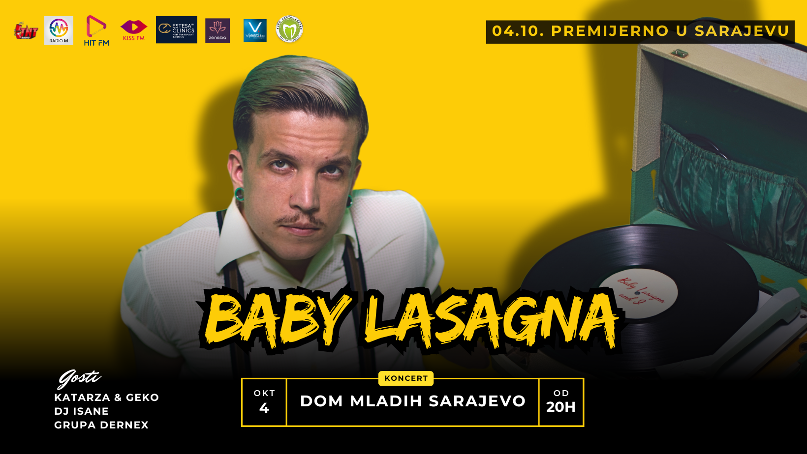 Baby Lasagna dolazi u  Sarajevo