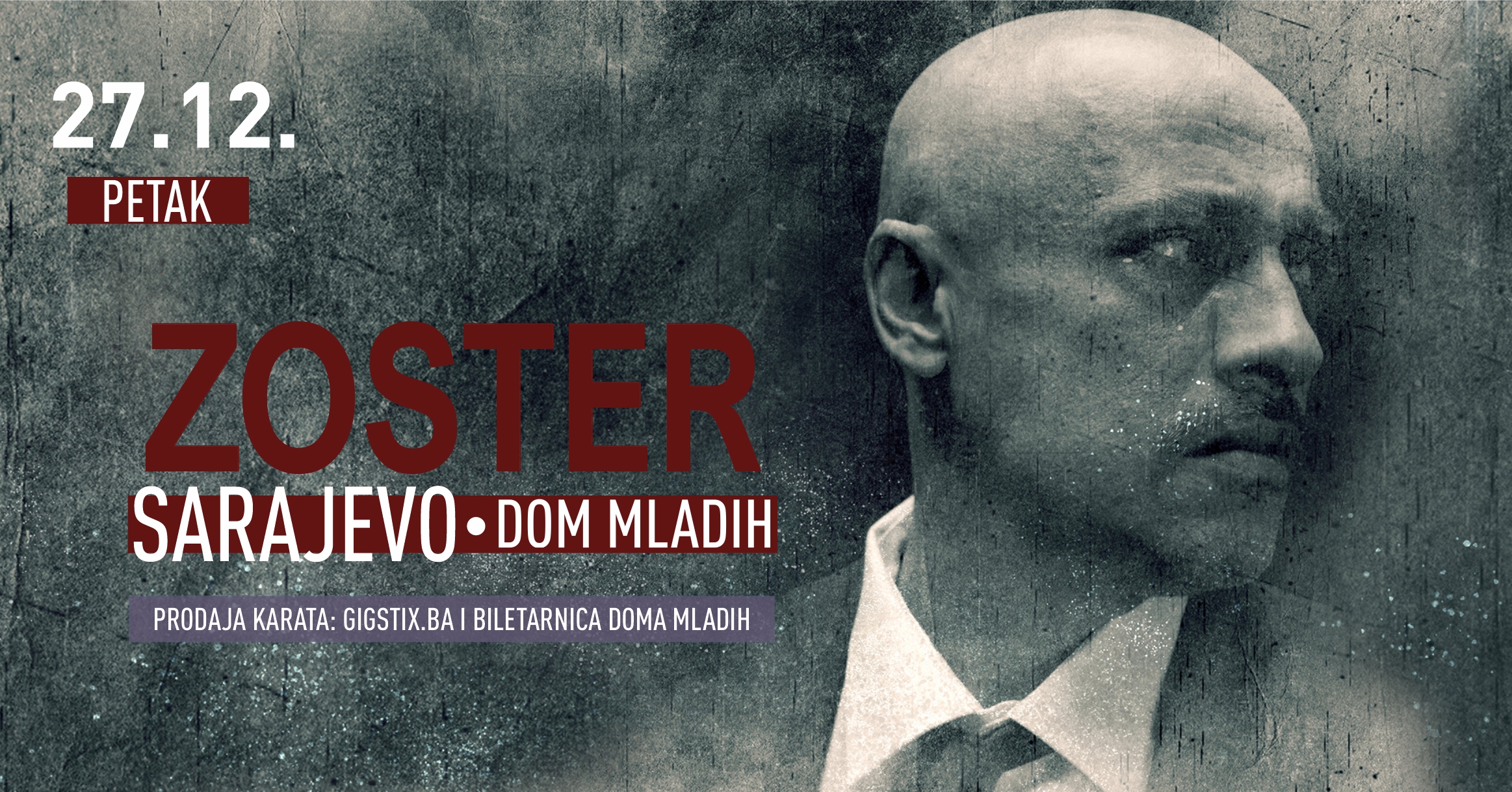 Koncert benda Zoster 27. decembra u Domu mladih