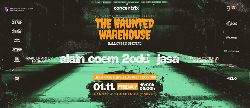 Sarajevo Matinee predstavlja: The Haunted Werehouse – Halloween special