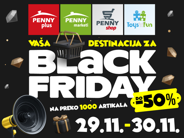 Penny vas poziva na BLACK FRIDAY shopping avanturu!