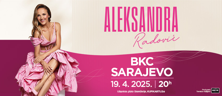 Nakon dva rasprodana koncerta u Sava Centru, Aleksandra Radović najavila koncert u BKC-u