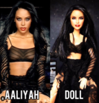 Aaliyah pretvorena u Barbie lutku