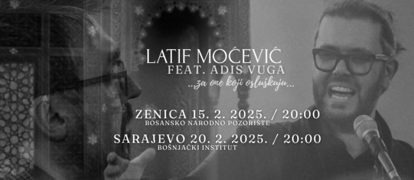 Početak promotivne turneje novog albuma Latifa Moćevića u Zenici i Sarajevu