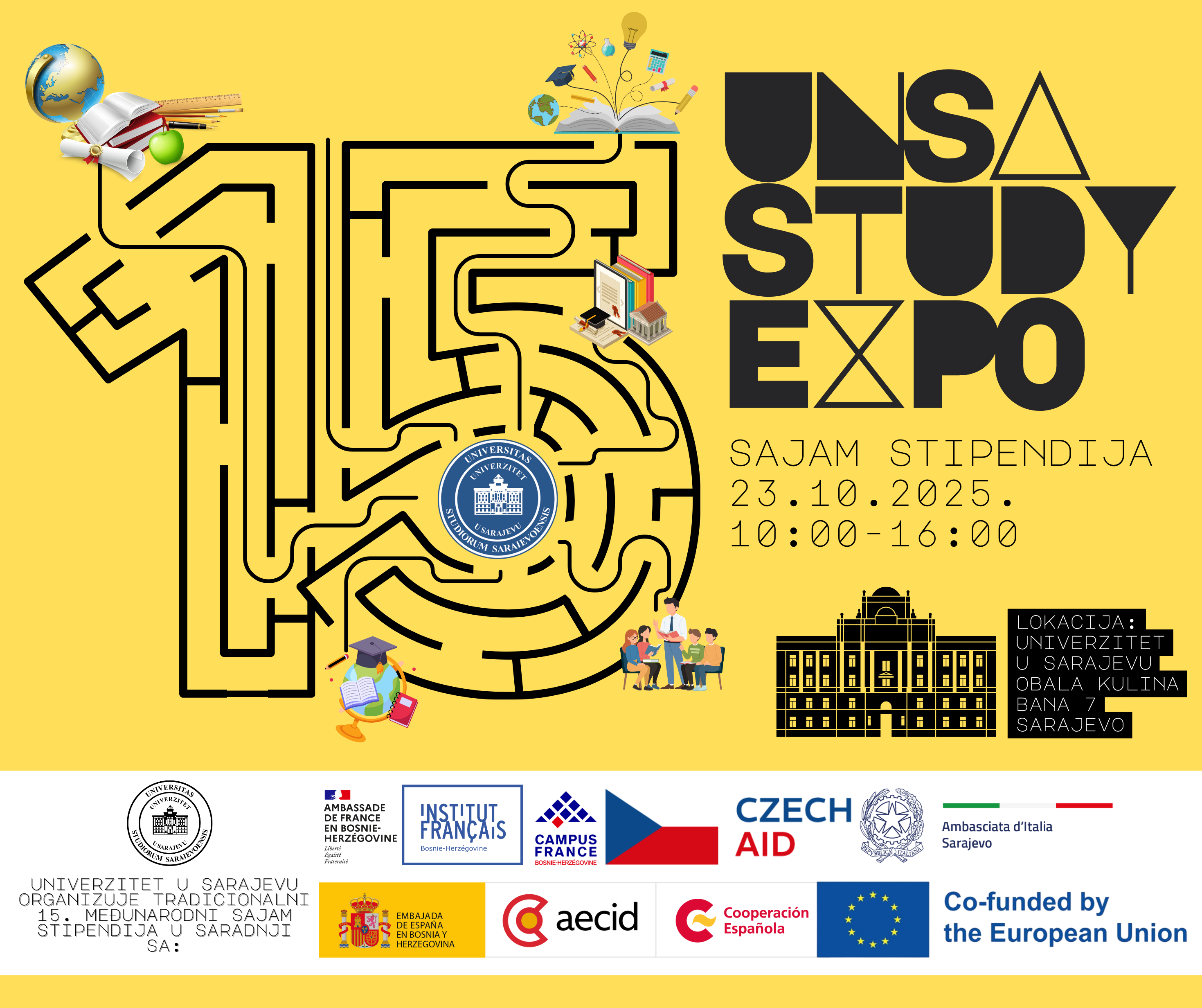 Univerzitet u Sarajevu organizuje 15. UNSA Study Expo