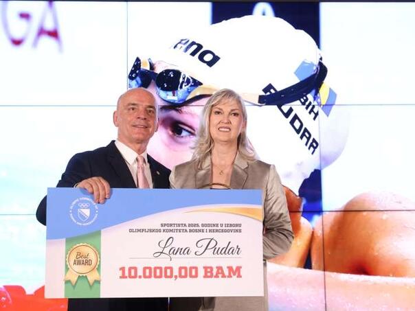 Lana Pudar najbolji bh. sportista za 2025. godinu