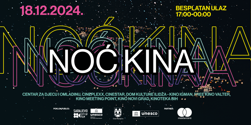 Noć kina 16. decembra u Sarajevu uz besplatan ulaz!