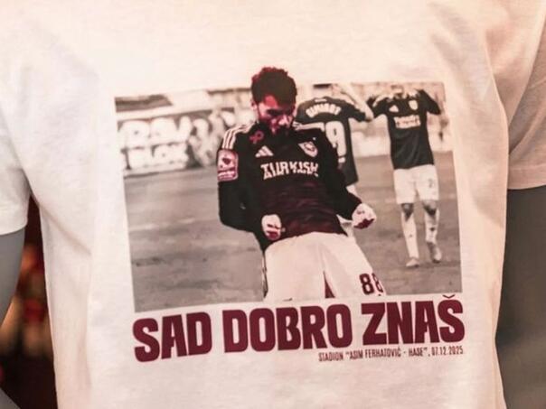 FK Sarajevo u prodaju pustio majice posvećene pobjedi u Gradskom derbiju