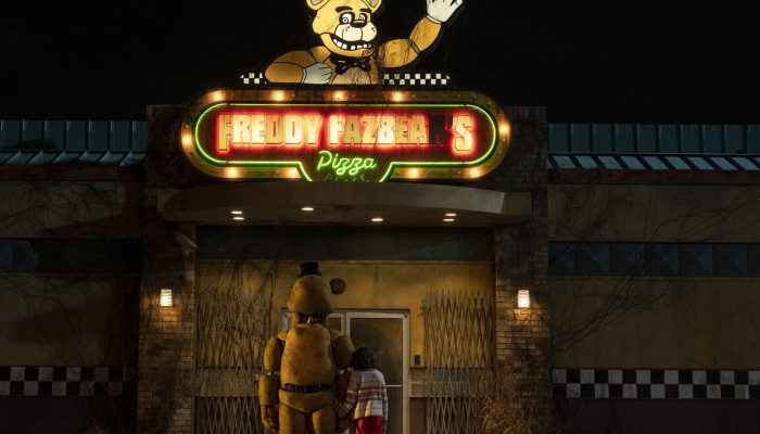 FIVE NIGHTS AT FREDDY'S, from Universal Pictures and Blumhouse in association with Striker Entertainment.