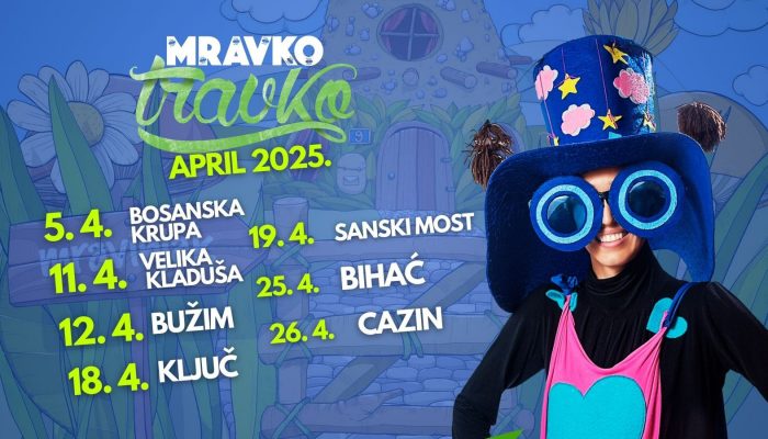 Mravko Travko turneja april