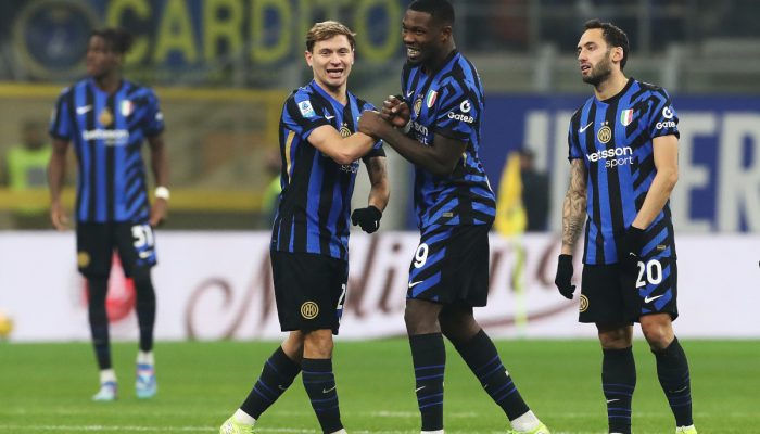 Nicolo-Barella-Marcus-Thuram-Hakan-Calhanoglu-Inter-Parma-celebrate