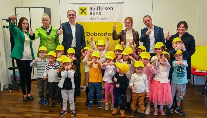 Posjetama mališana obilježen Dan štednje u Raiffeisen banci 1