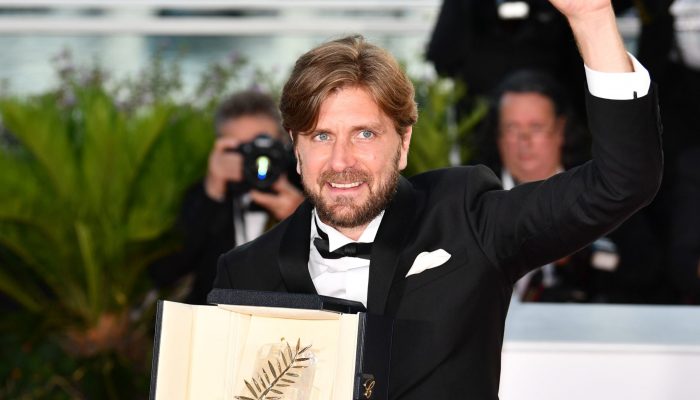 CANNES, FRANCE - MAY 28: Swedish director Ruben Ostlund poses during the Award Winners photocall after he won the Palme d'Or Prize for the film The Square at the 70th annual Cannes Film Festival in Cannes, France on May 28, 2017.
(Photo by Mustafa Yalcin/Anadolu Agency/Getty Images)