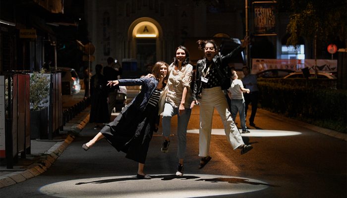 Svjetlosna isnstalacija studenata ALU Radiceva 28. SFF