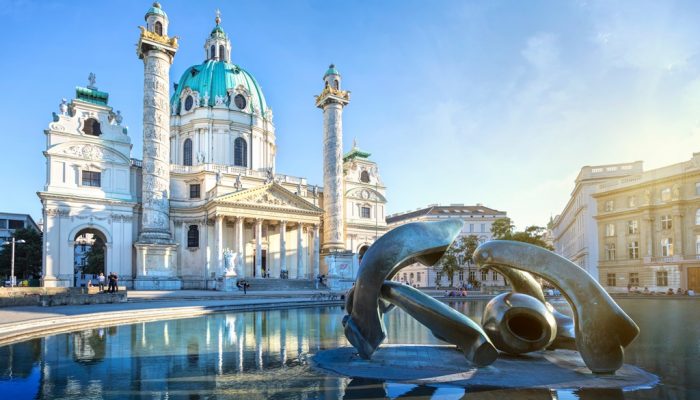 Karlskirche in Vienna, Austria