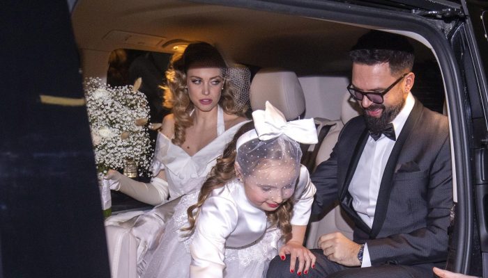 19.02.2022., Split - Vjencanje Hane Huljic i Petra Grase u crkvi sv Dominika. Photo: Miroslav Lelas/PIXSELL