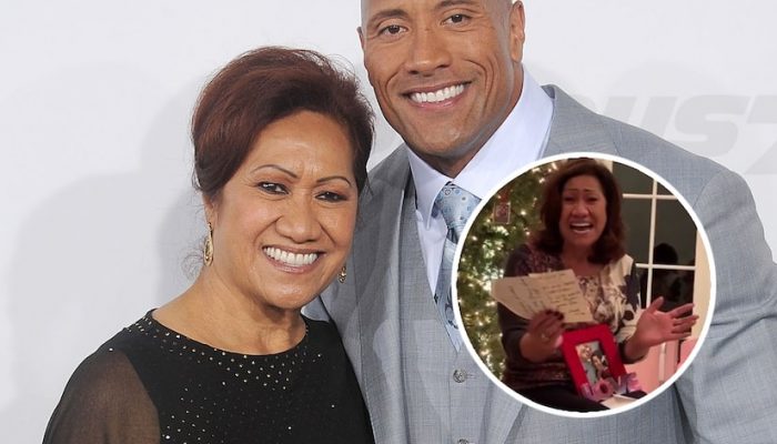 the rock and mom